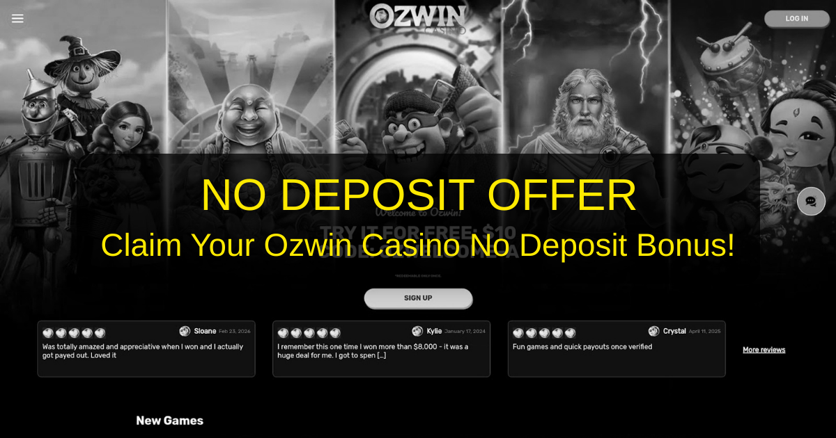 Ozwin Casino Bonus